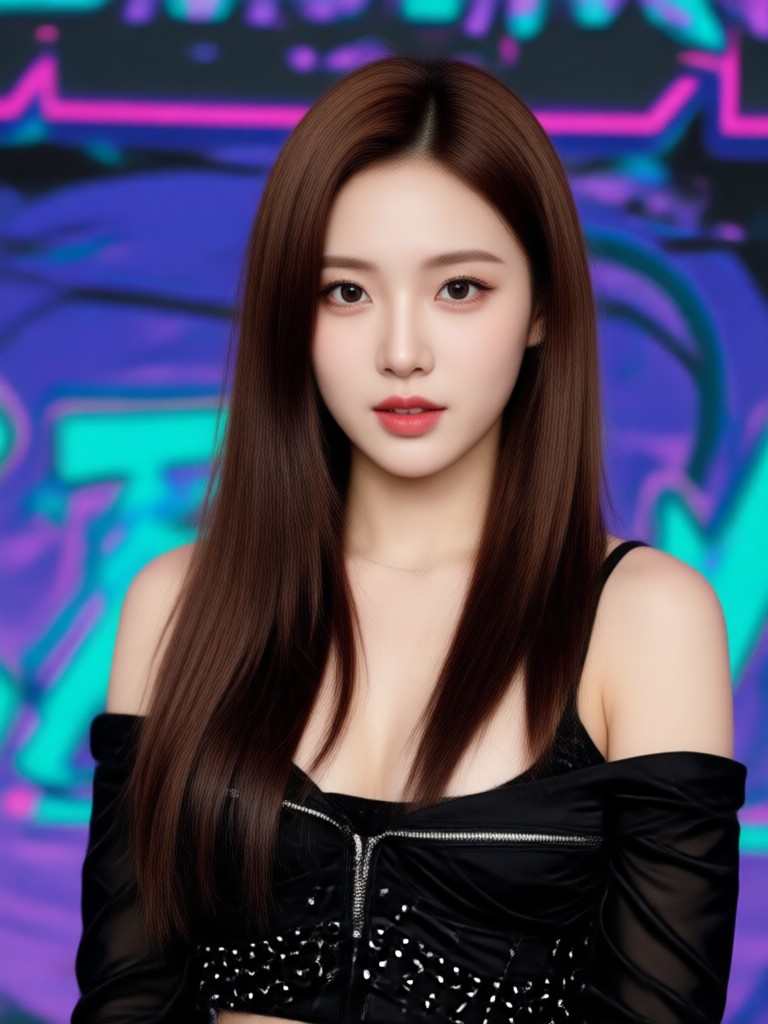Konsep K-Pop terinspirasi hip hop hasil AI