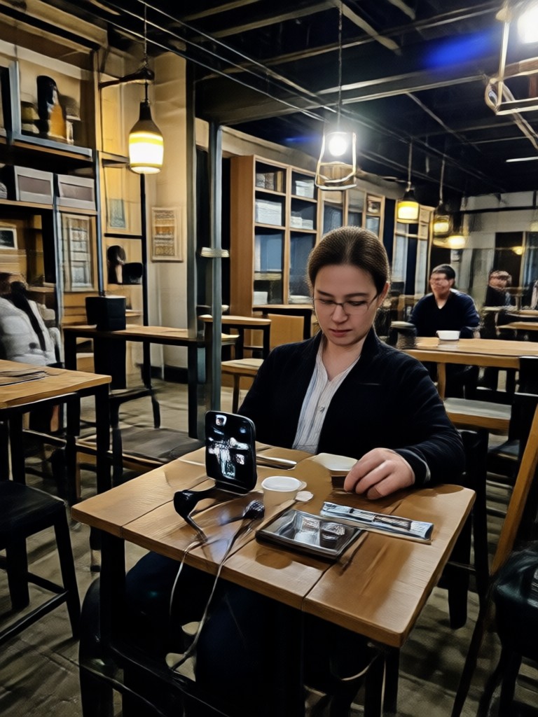 반려동물 사진에 적용된 블랙 필터