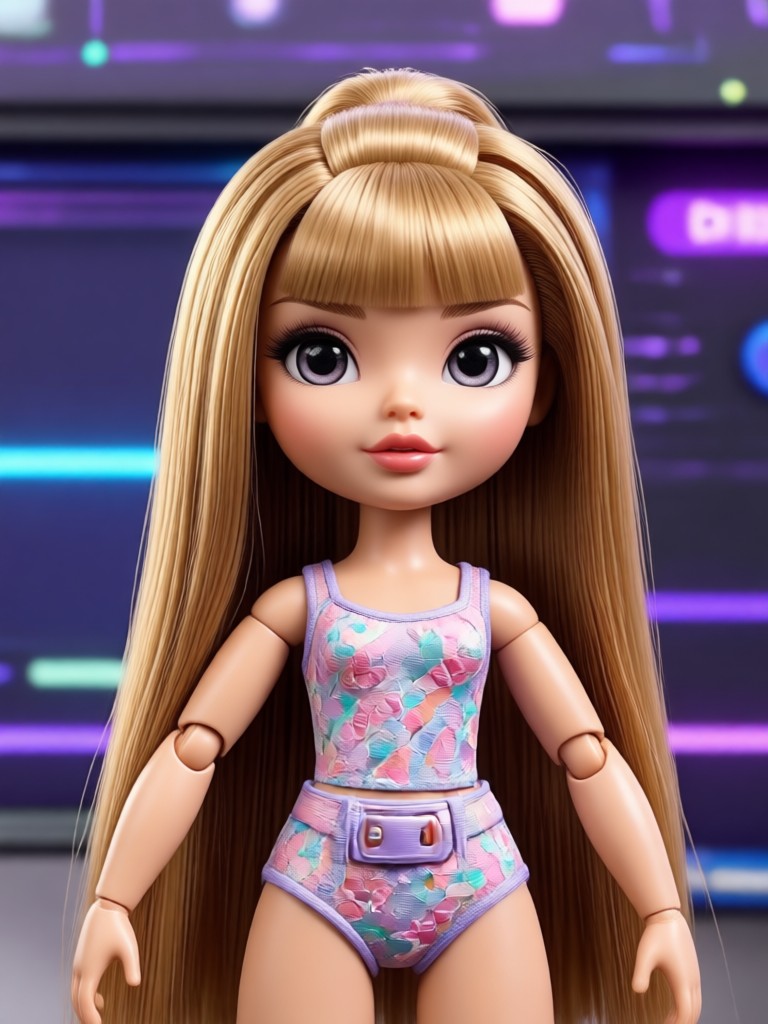 Fashion forward Bratz doll pose