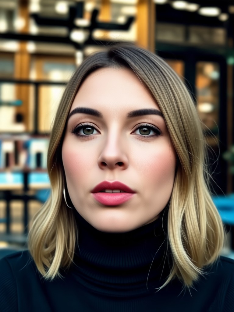 Selective color video effect with red dress
