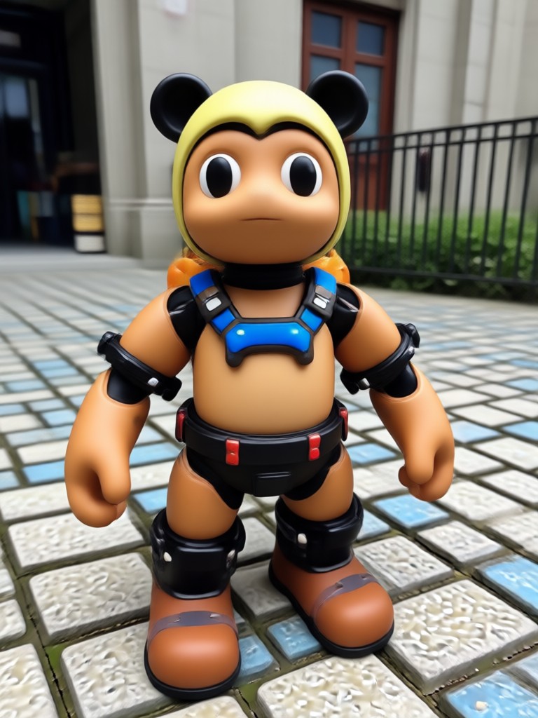 Custom 3D printed keychain buddy design