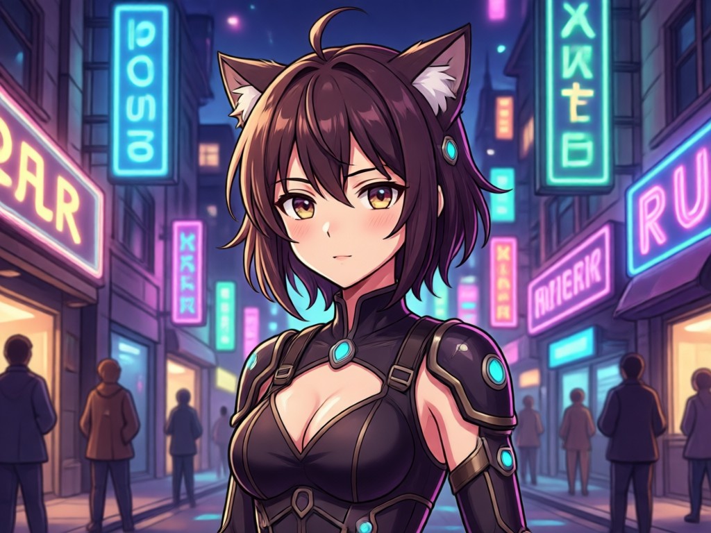 Galeria mostrando diversos estilos de arte anime como Ghibli, cyberpunk e 3D