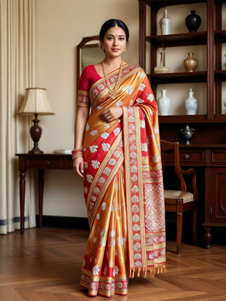 Saree AI video editor short clip
