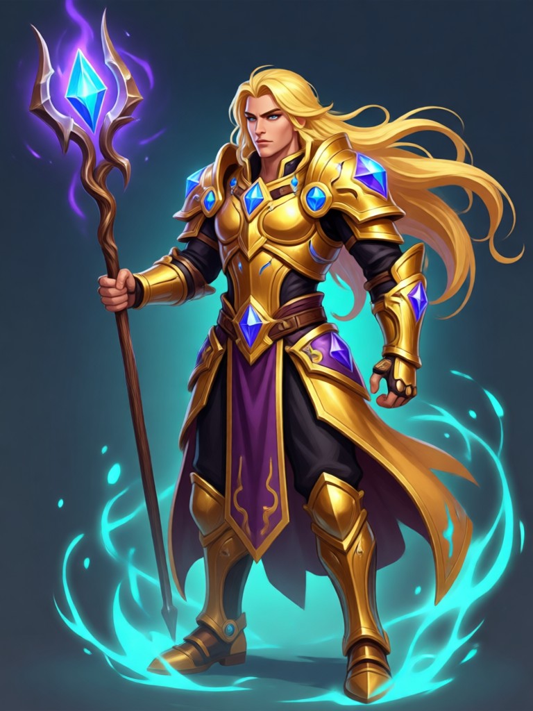 AI generated tiefling warlock DND character portrait