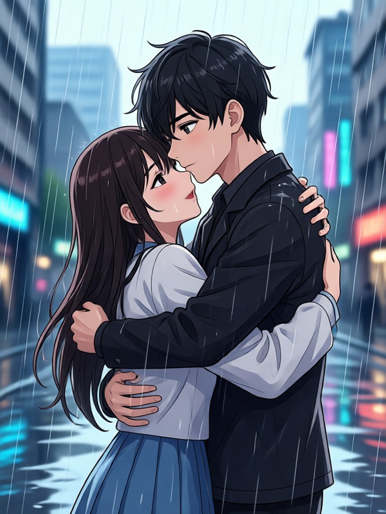 Fantasy Moonlit Hug