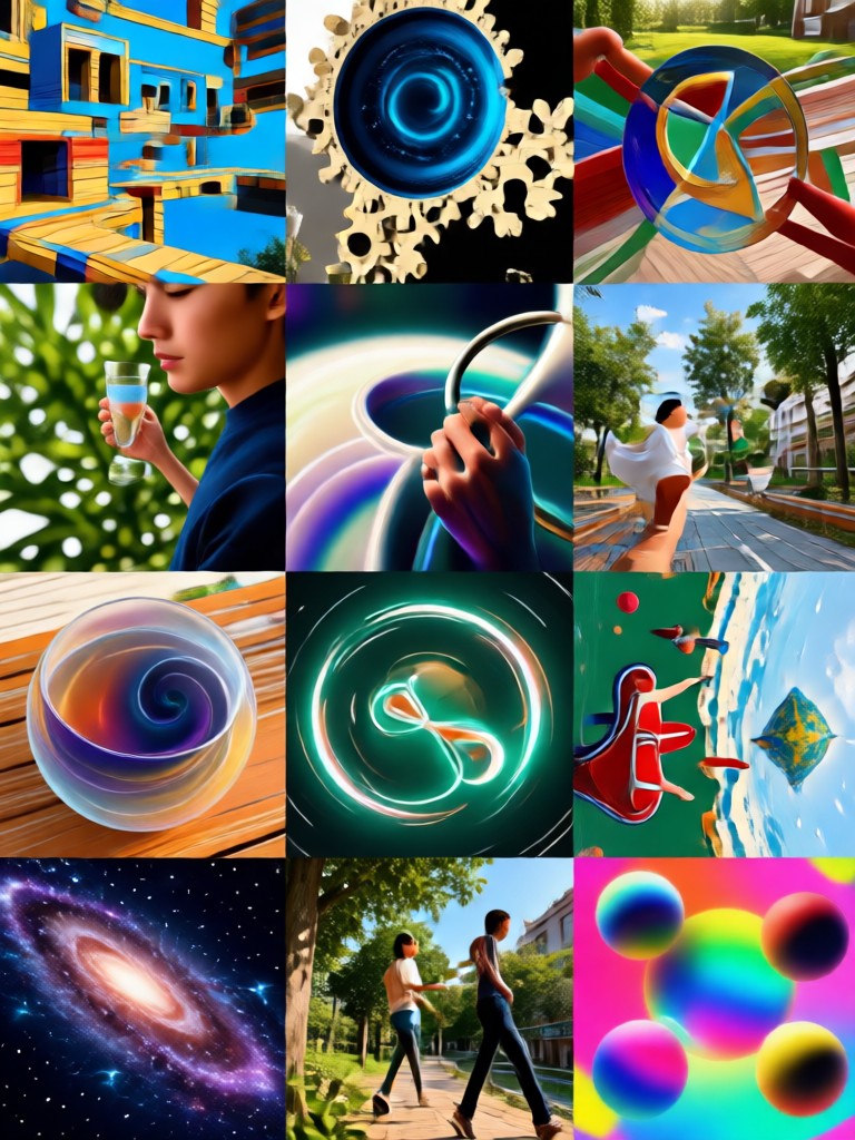 Cinematic movie poster grid for a film series