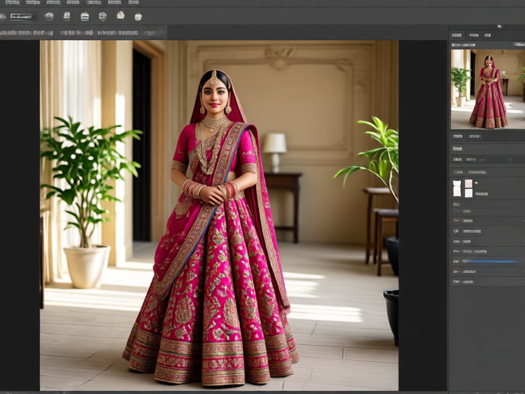 Gallery of diverse Indian traditional dresses like saree and lehenga