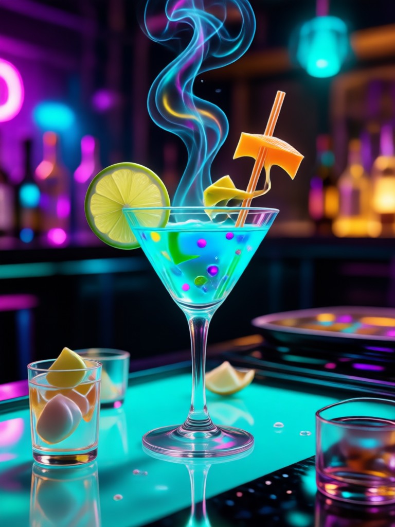 Golden Hour Spritz AI generated image