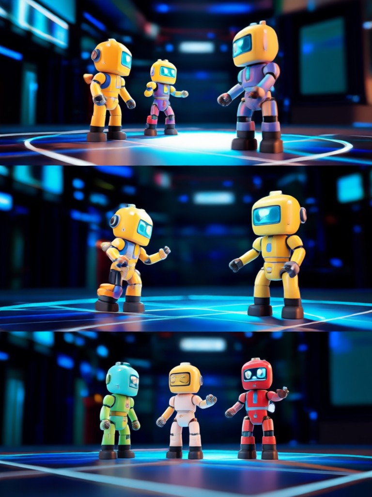 Mecha model kit style transformation