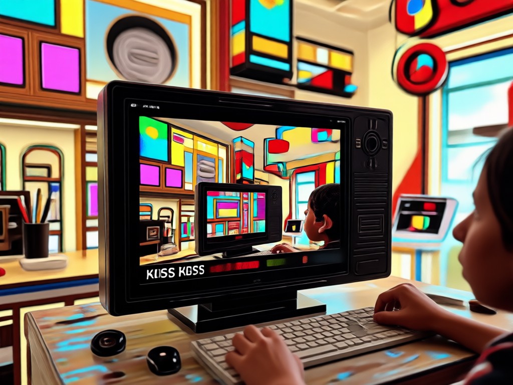 Comparison of different retro color grades on a video kiss