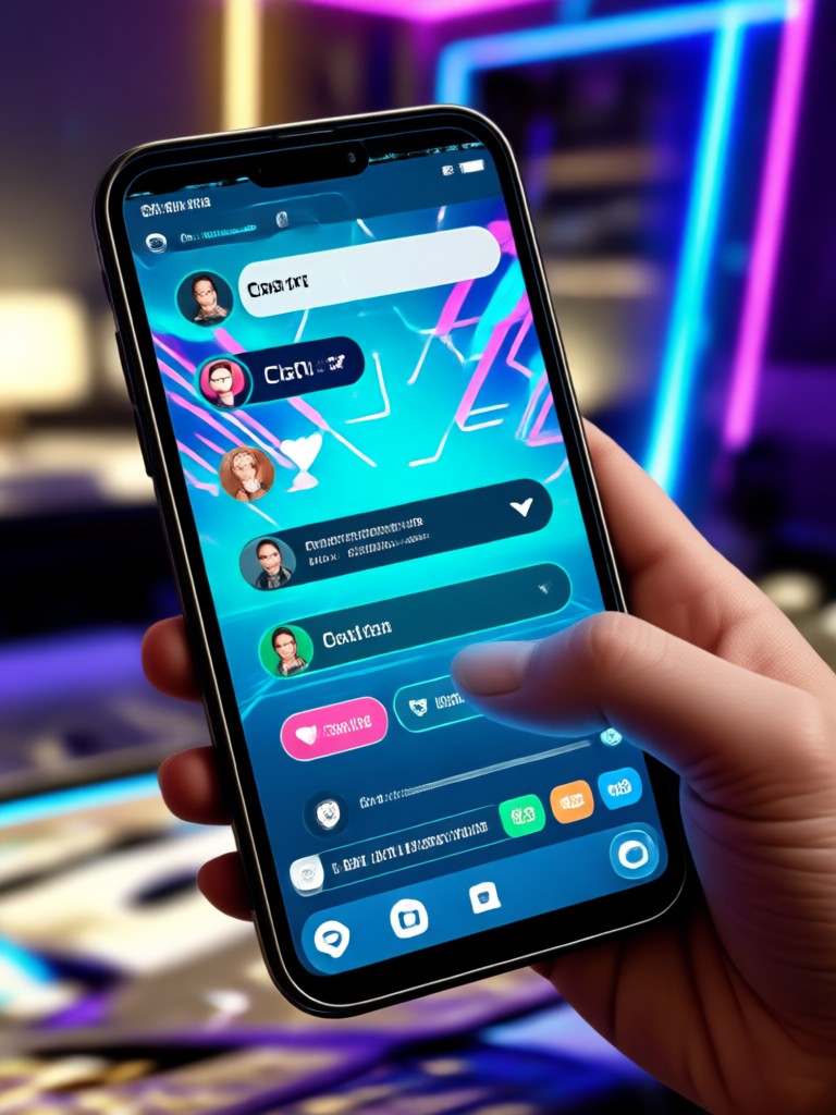 AI companion chat interface preview