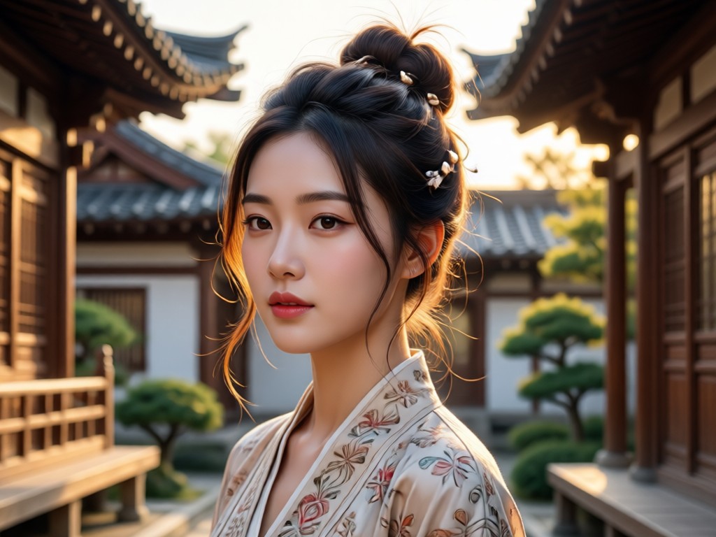 AI matching Korean hairstyle to face shape