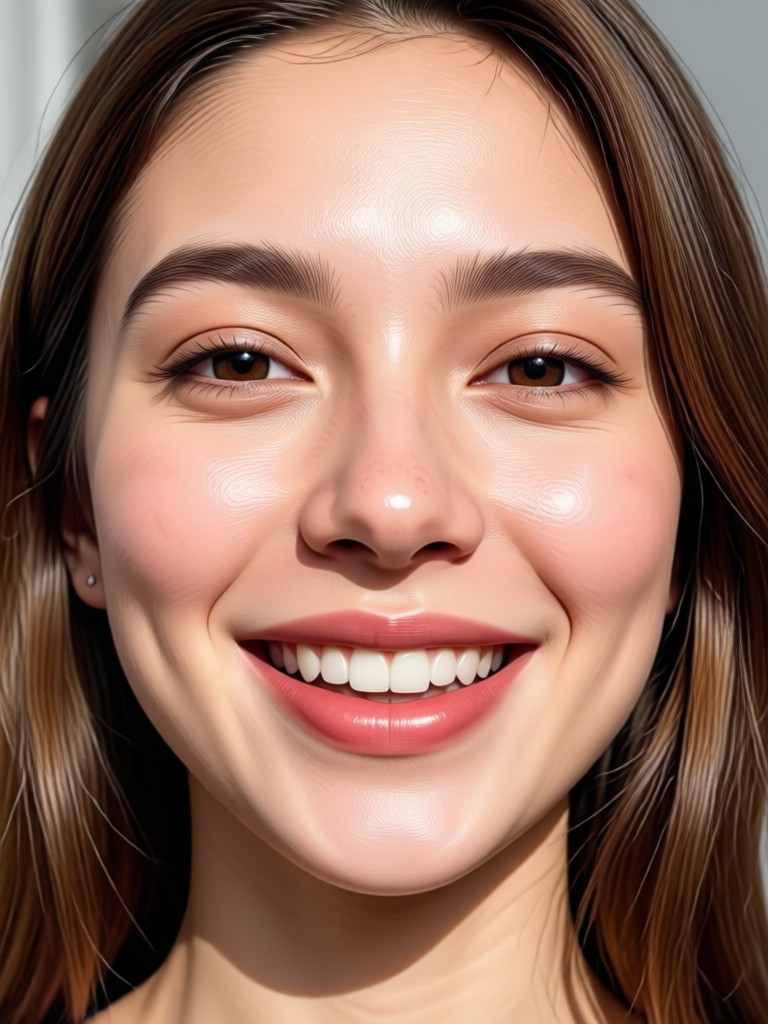 Sorriso AI adicionado a uma pintura de figura histórica