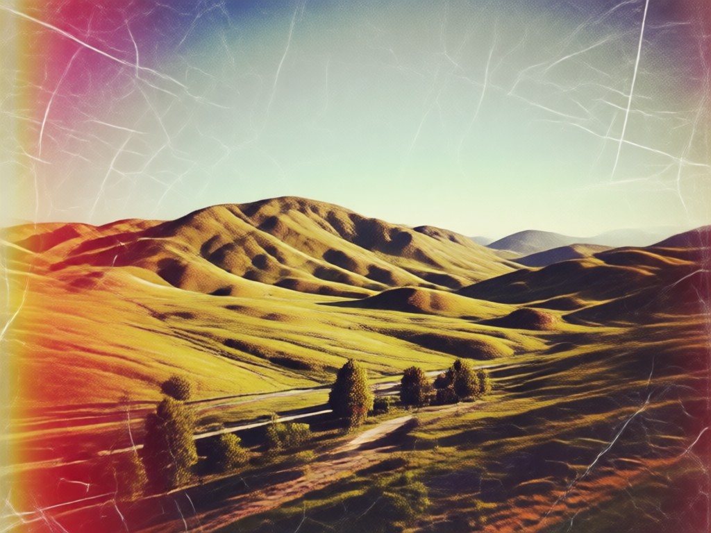 Oberfläche zeigt die Ein-Klick-Anwendung eines Retro-Filters