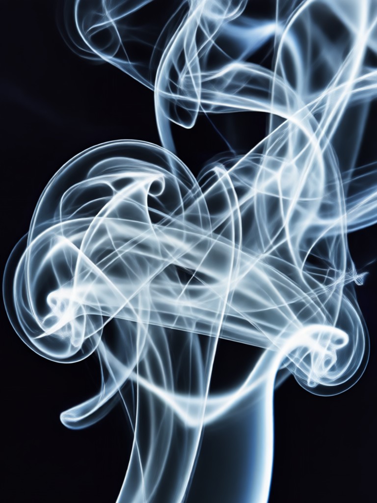 ethereal mist effect on close up portrait