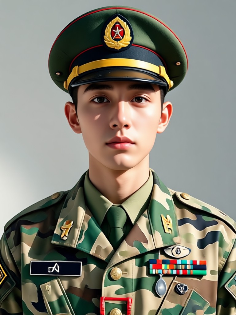 Heyo app military uniform editor on mobile