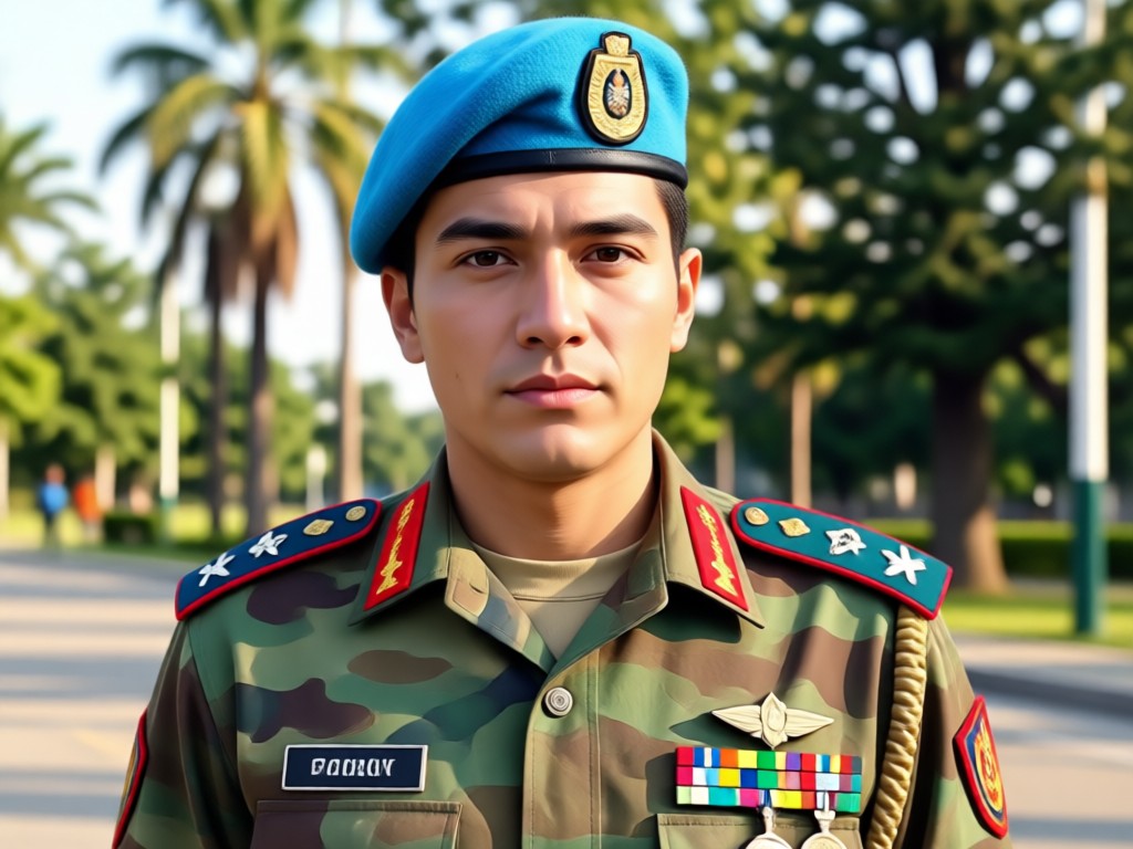 realistic indian army uniform application