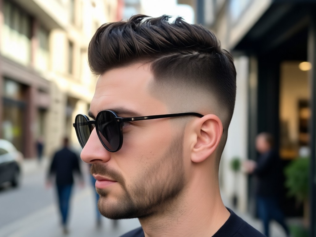 Customizable buzz cut length and fade options