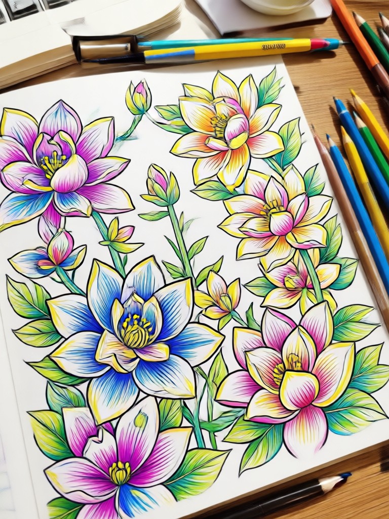 Create AI coloring pages on mobile phone