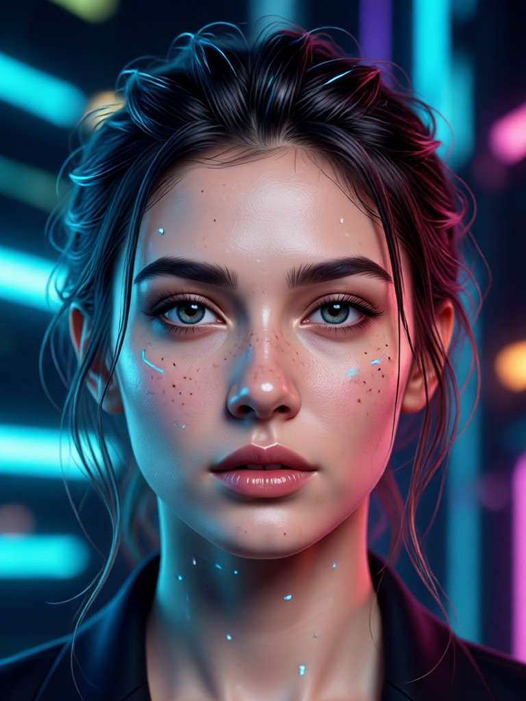 Female executive AI generated portrait