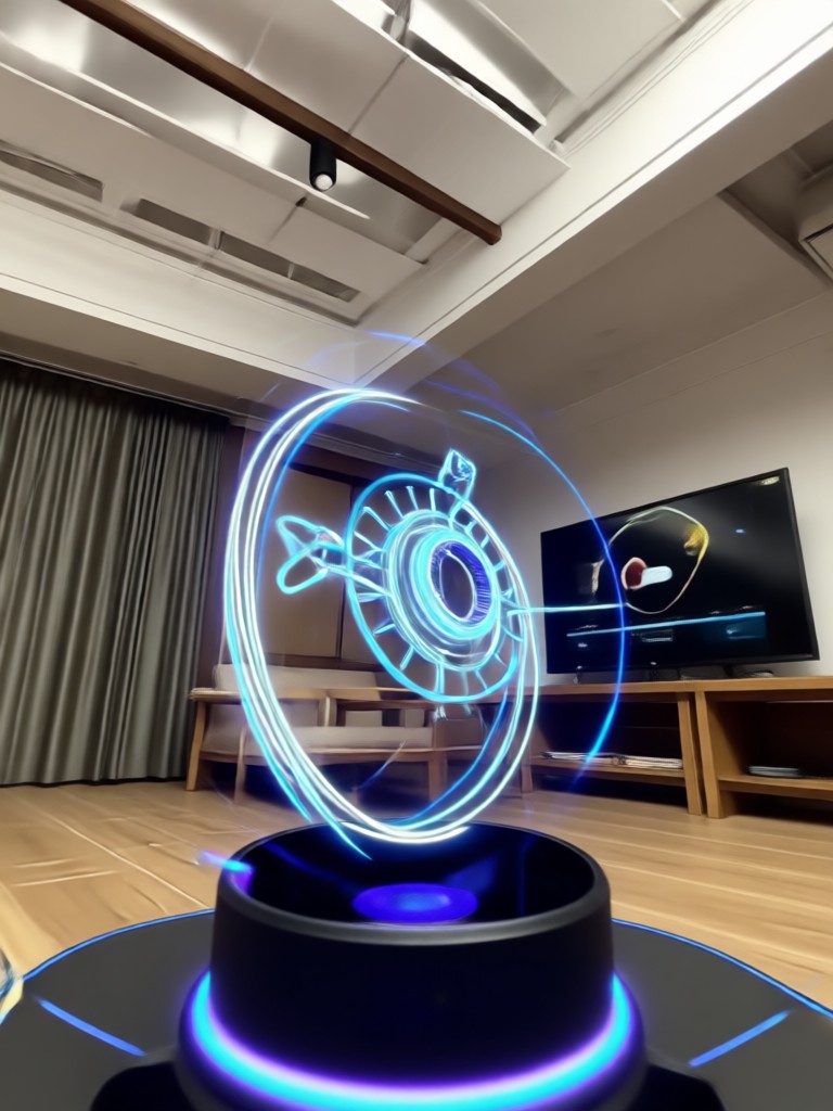 AI generated orbital video sample