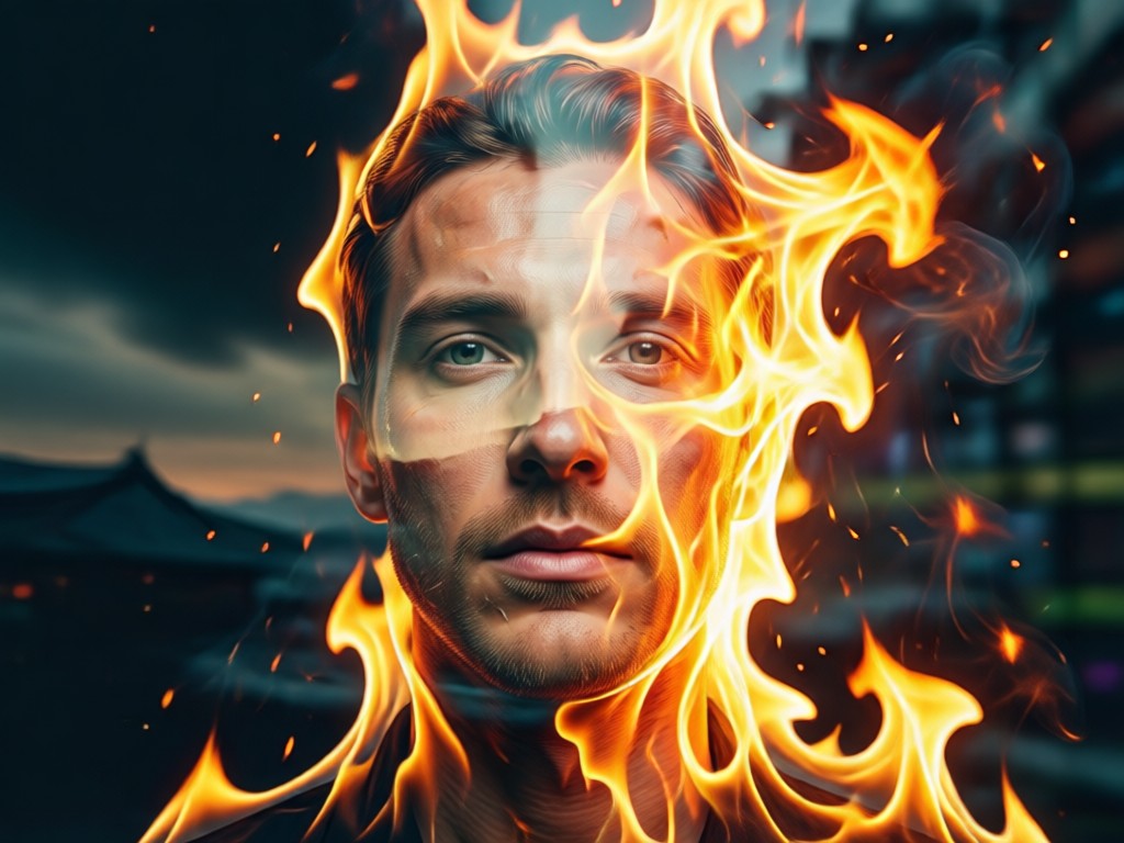 Library of fire and flame elements