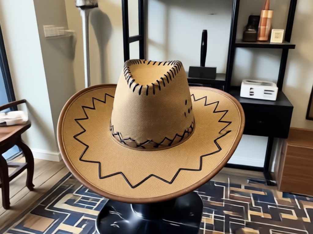 AI Cowboy Hat fitting and perspective adjustment
