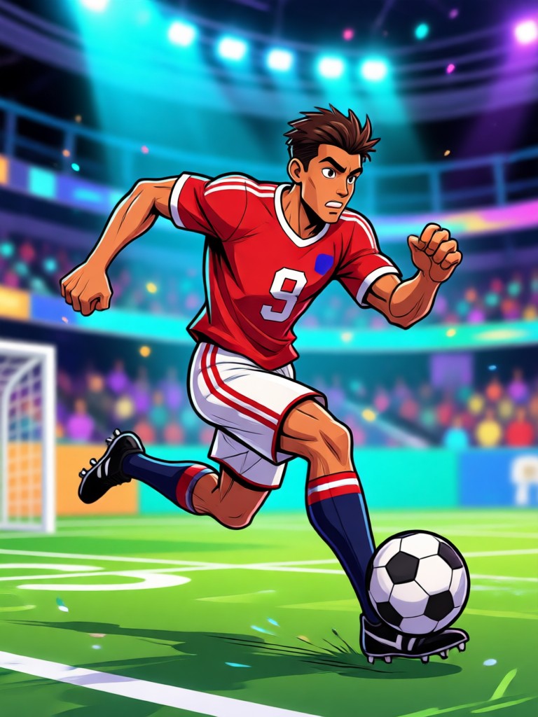 Celebration animation after winning goal