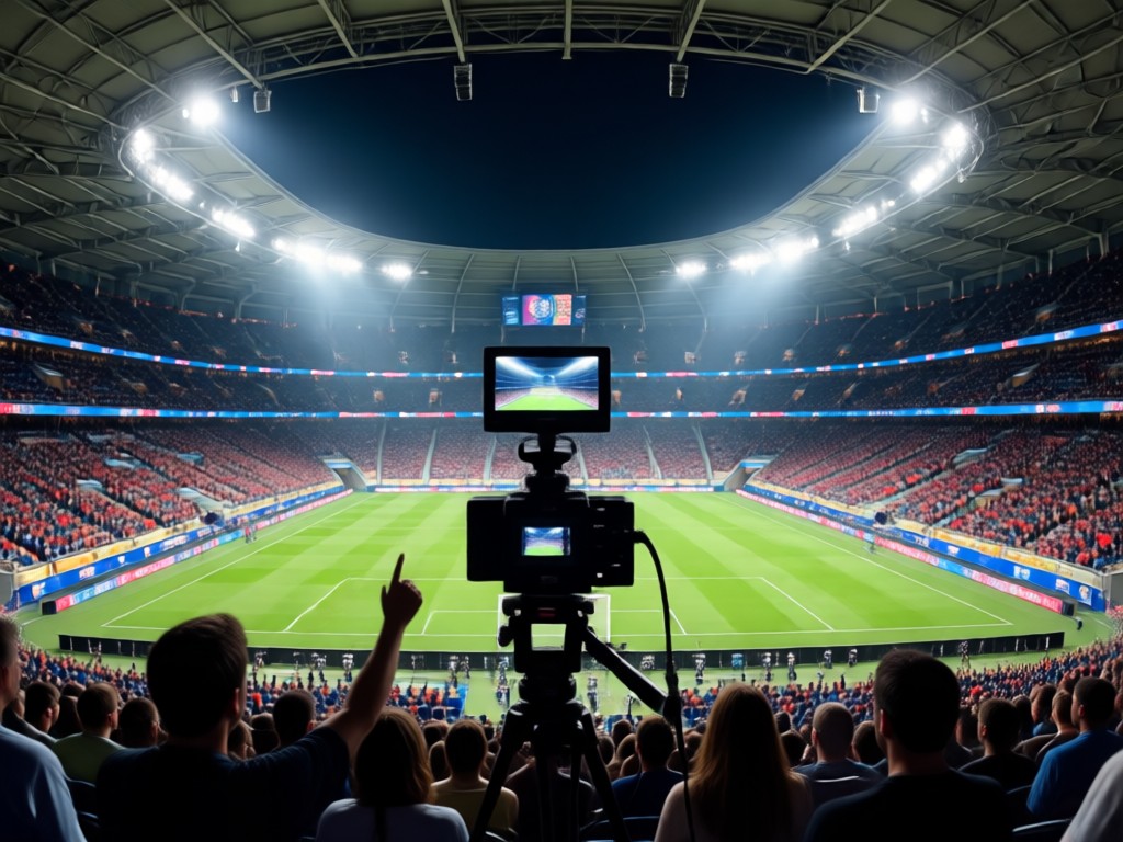 AI Jumbotron simulation effect