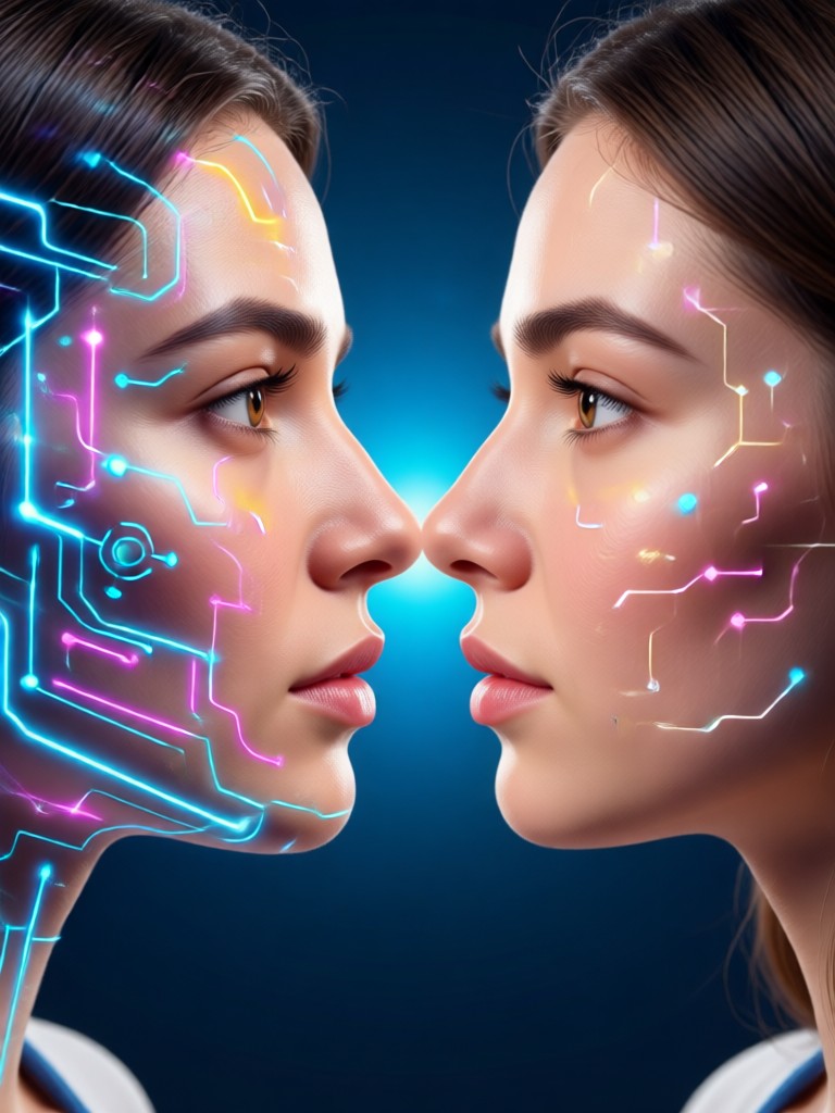 Mobile app face swap showcase