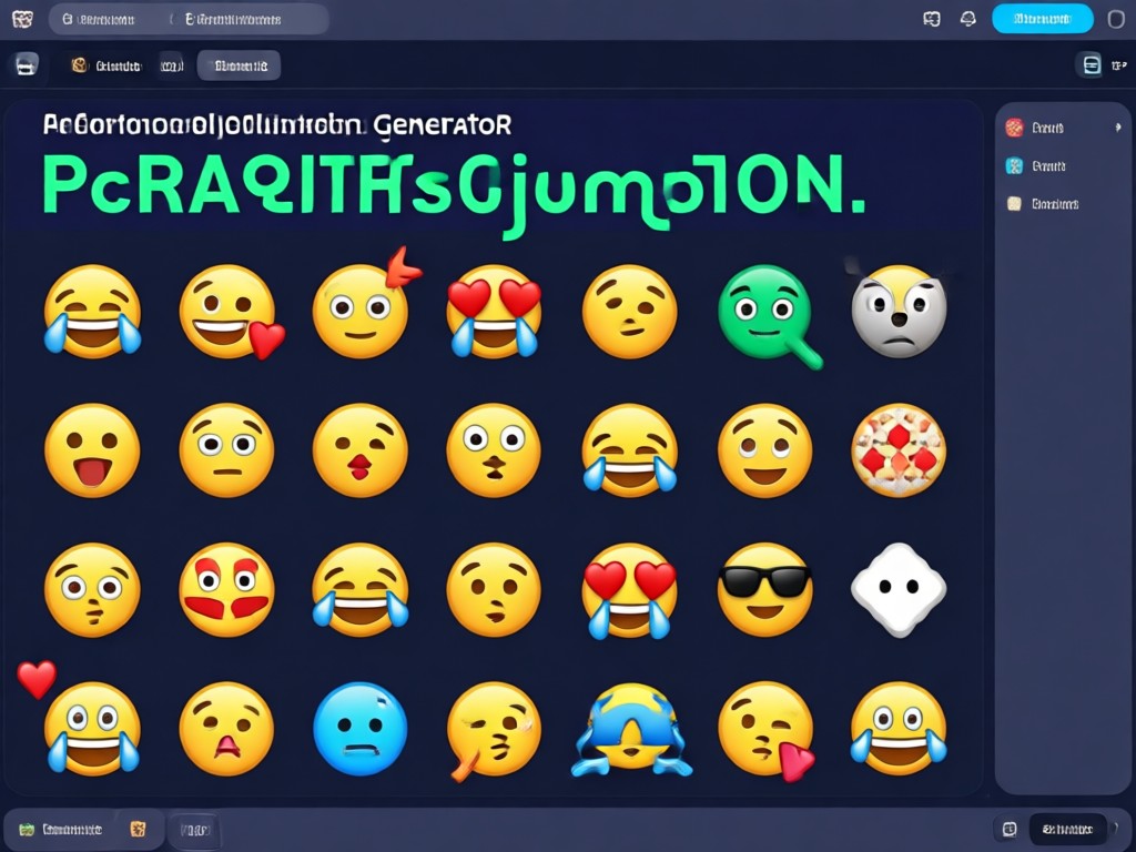 Various artistic emoji styles