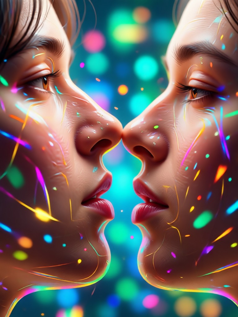 Viral TikTok trend AI kiss video template