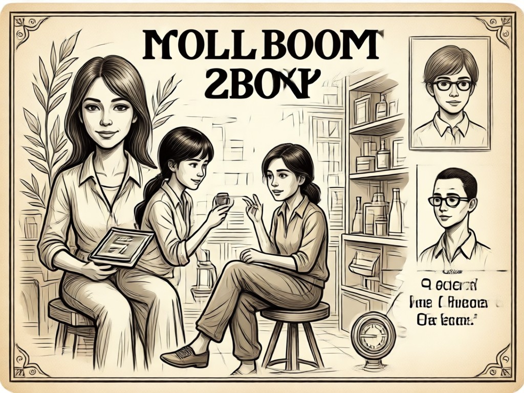 AI enhancing portrait for vintage yearbook photo style