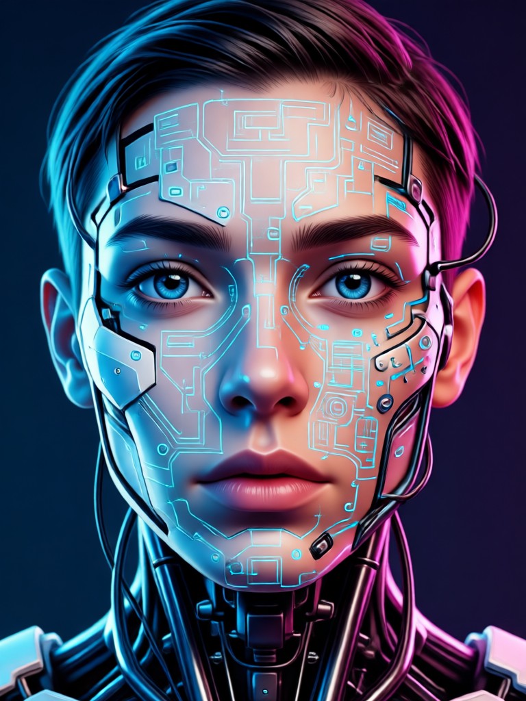 Mobile app screenshot showing AI face swap interface