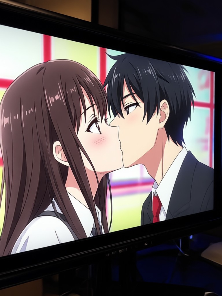 Pembuat video ciuman pernikahan anime