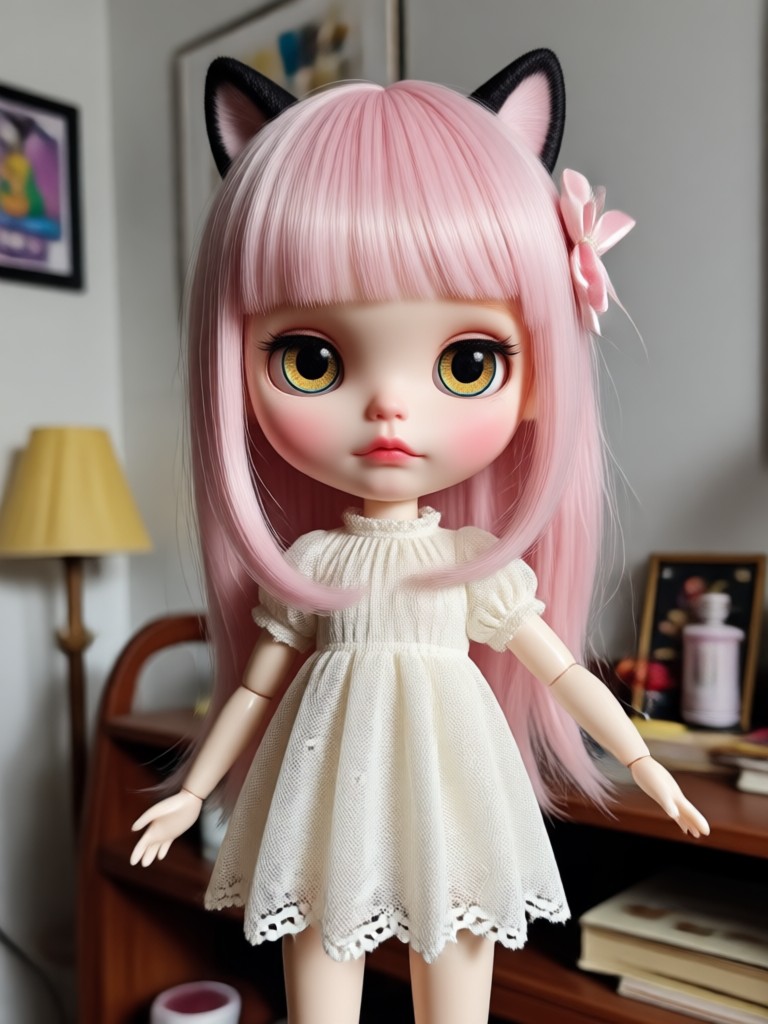 Vintage Victorian style doll