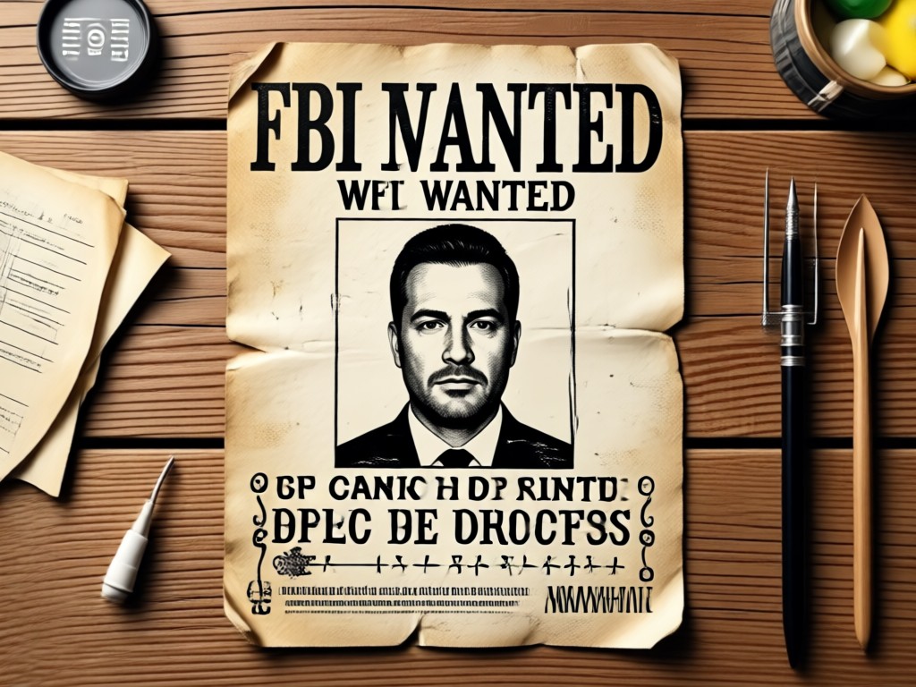 Showcase of various FBI wanted poster templates