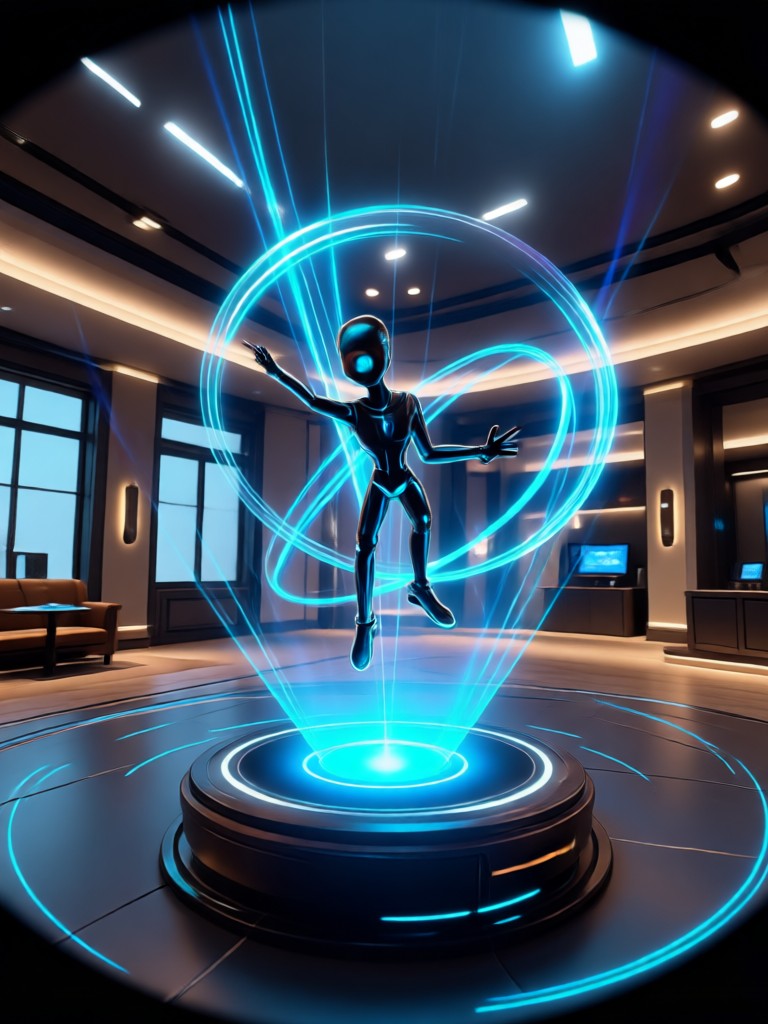 Dramatic slow motion orbit