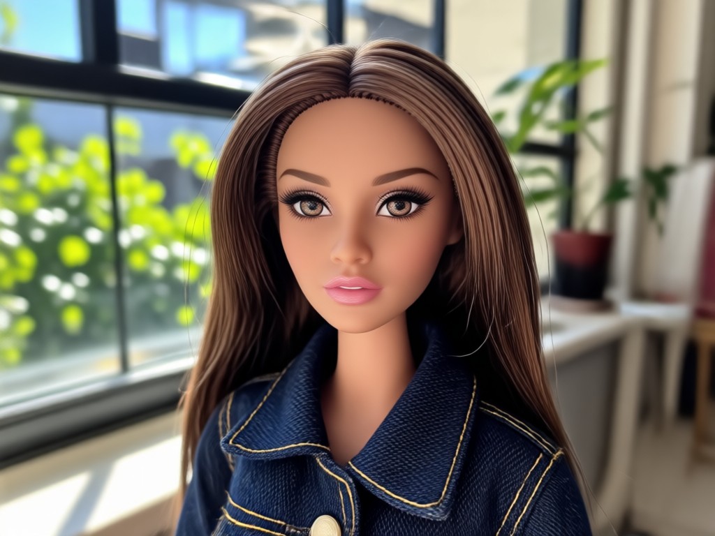 Foto transformándose en una muñeca Bratz paso a paso