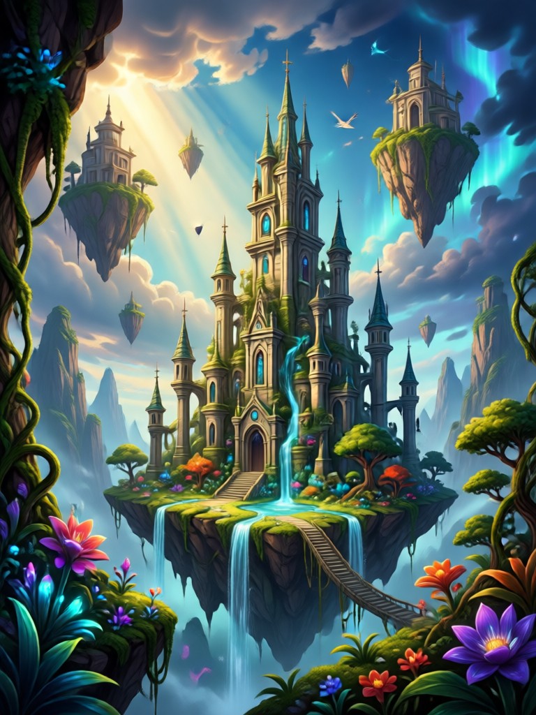 Fantasy forest wallpaper