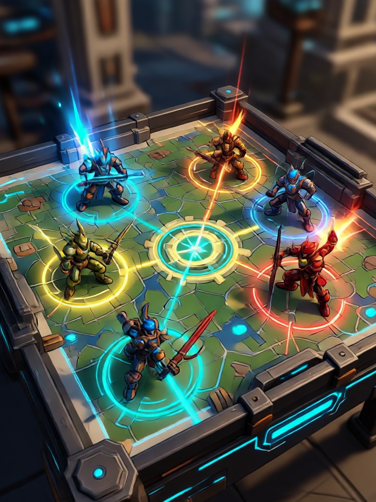 Underwater coral reef battle map