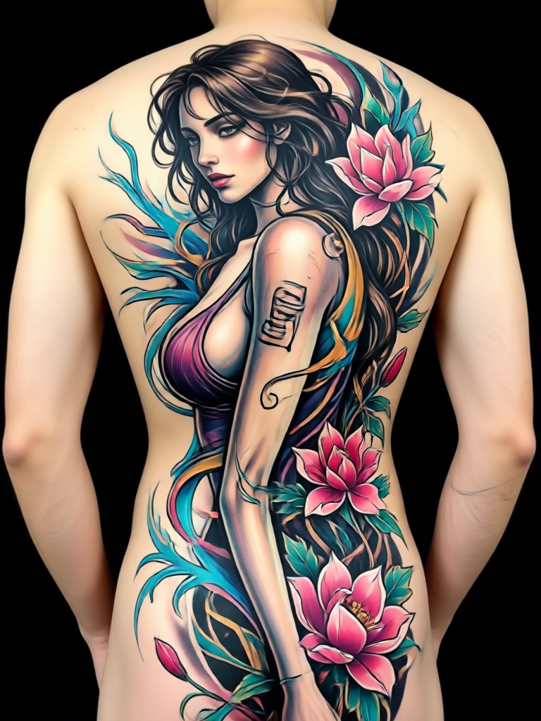 Hochdetailliertes elegantes Body Portrait