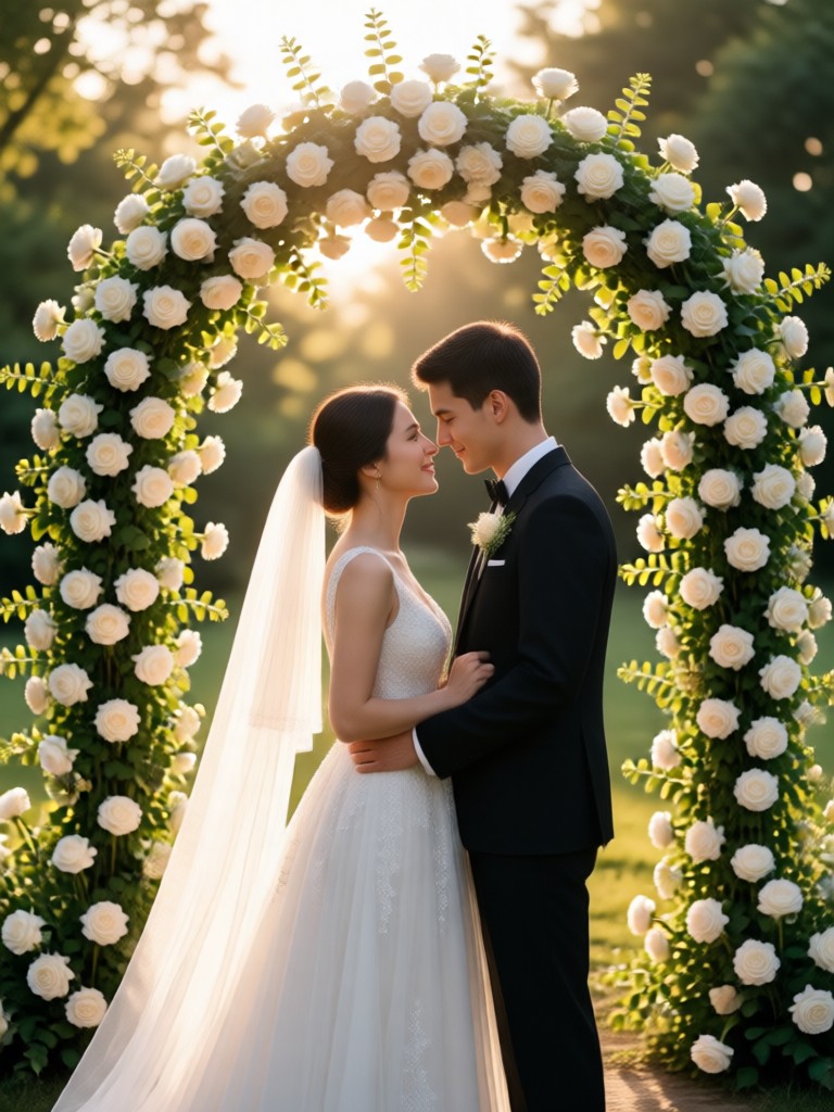 ウィンターワンダーランド 結婚式 AI創作