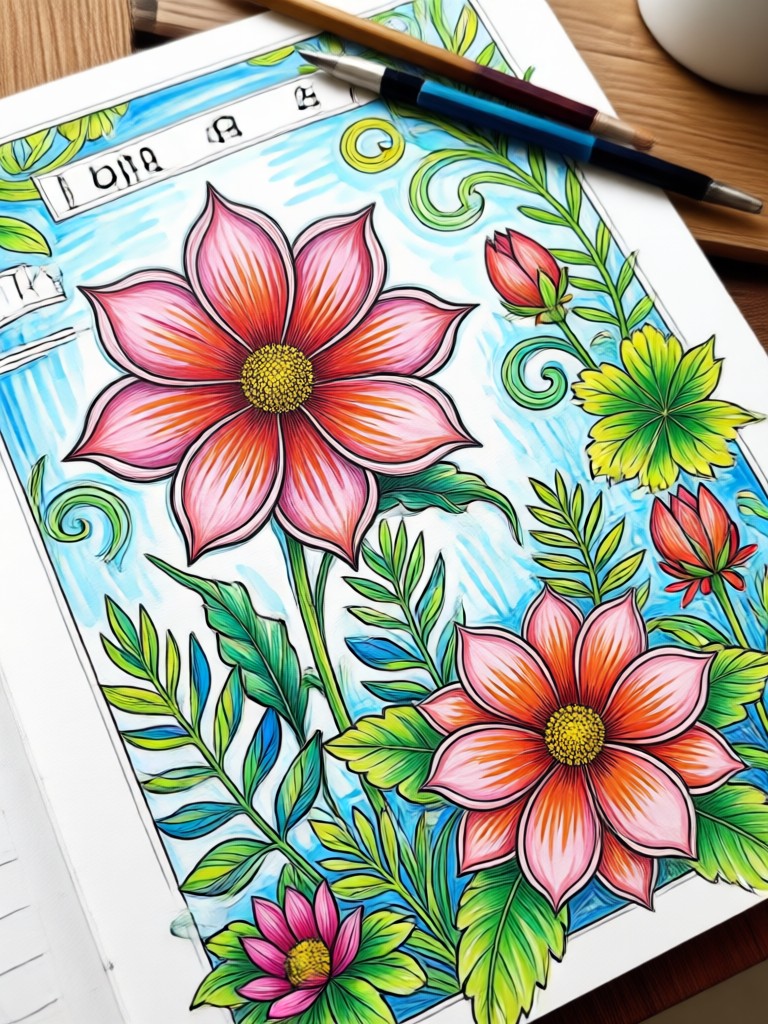 AI generated coloring pages for kids