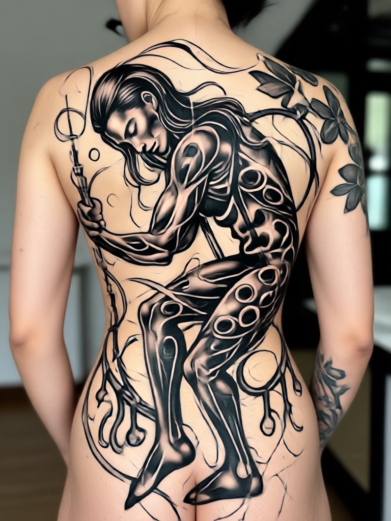 Anmutige Tanzpose Kunstwerk
