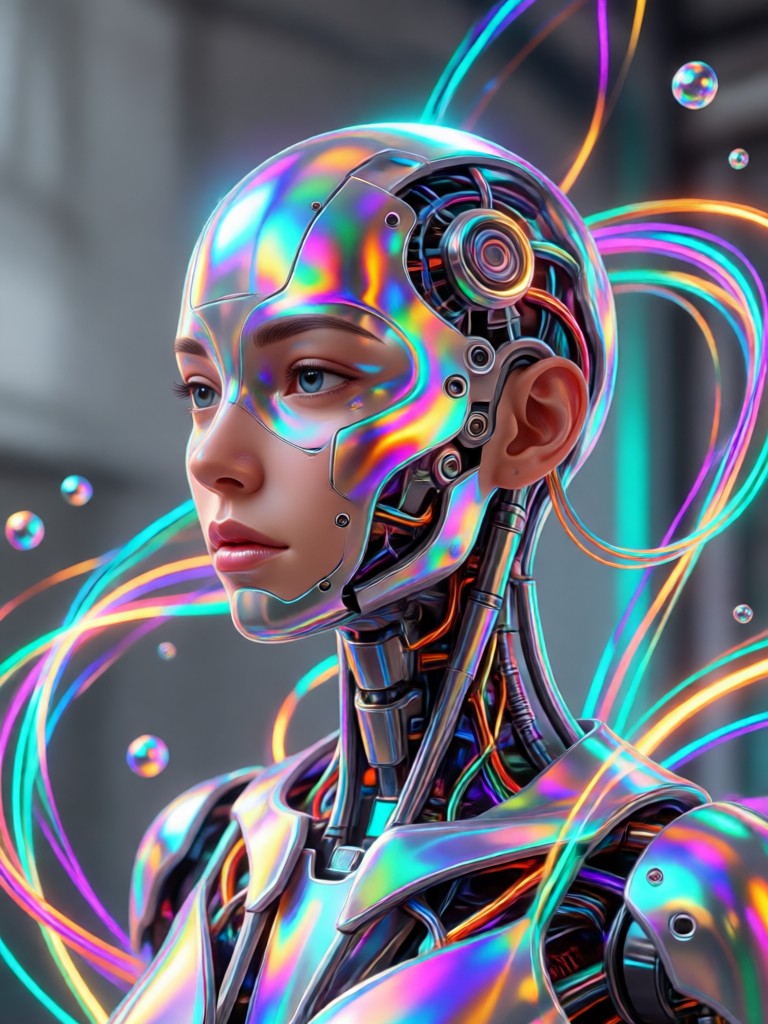 Abstract Digital Art AI