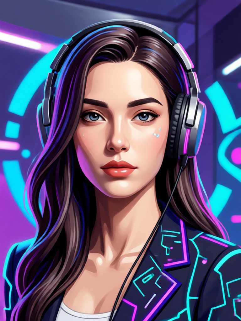 Social media avatar with trending filter