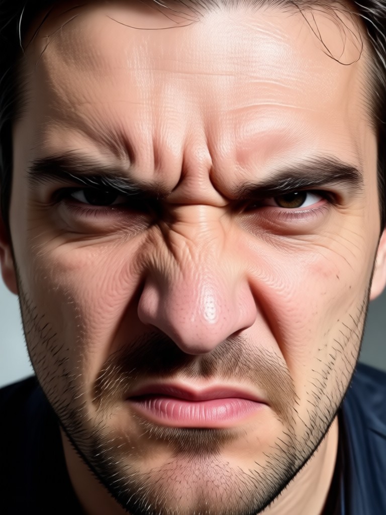 Viral social media angry reaction template