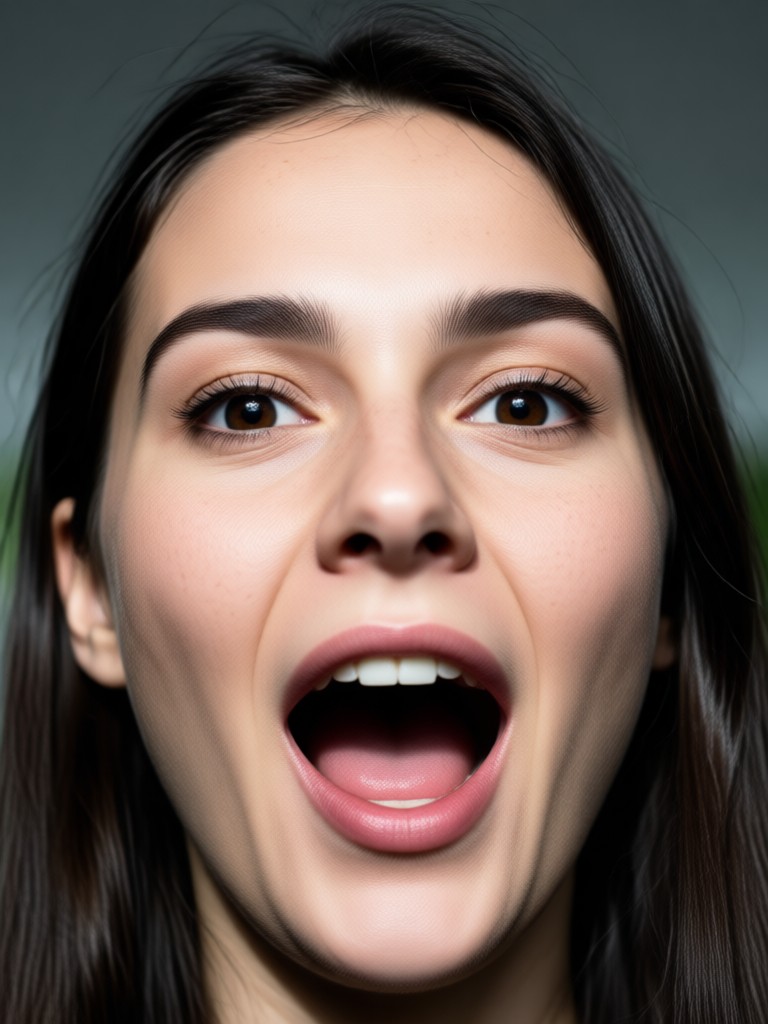 Foto bayi dianimasikan tersenyum AI