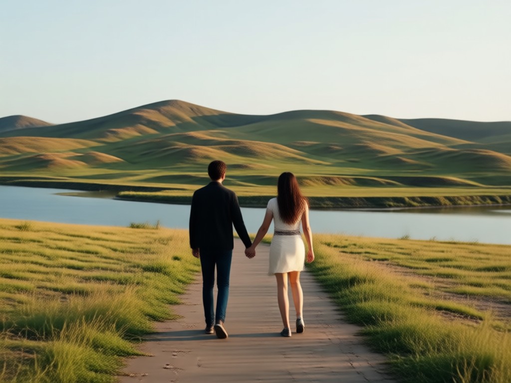 Different visual styles for long distance couple videos like romantic and playful
